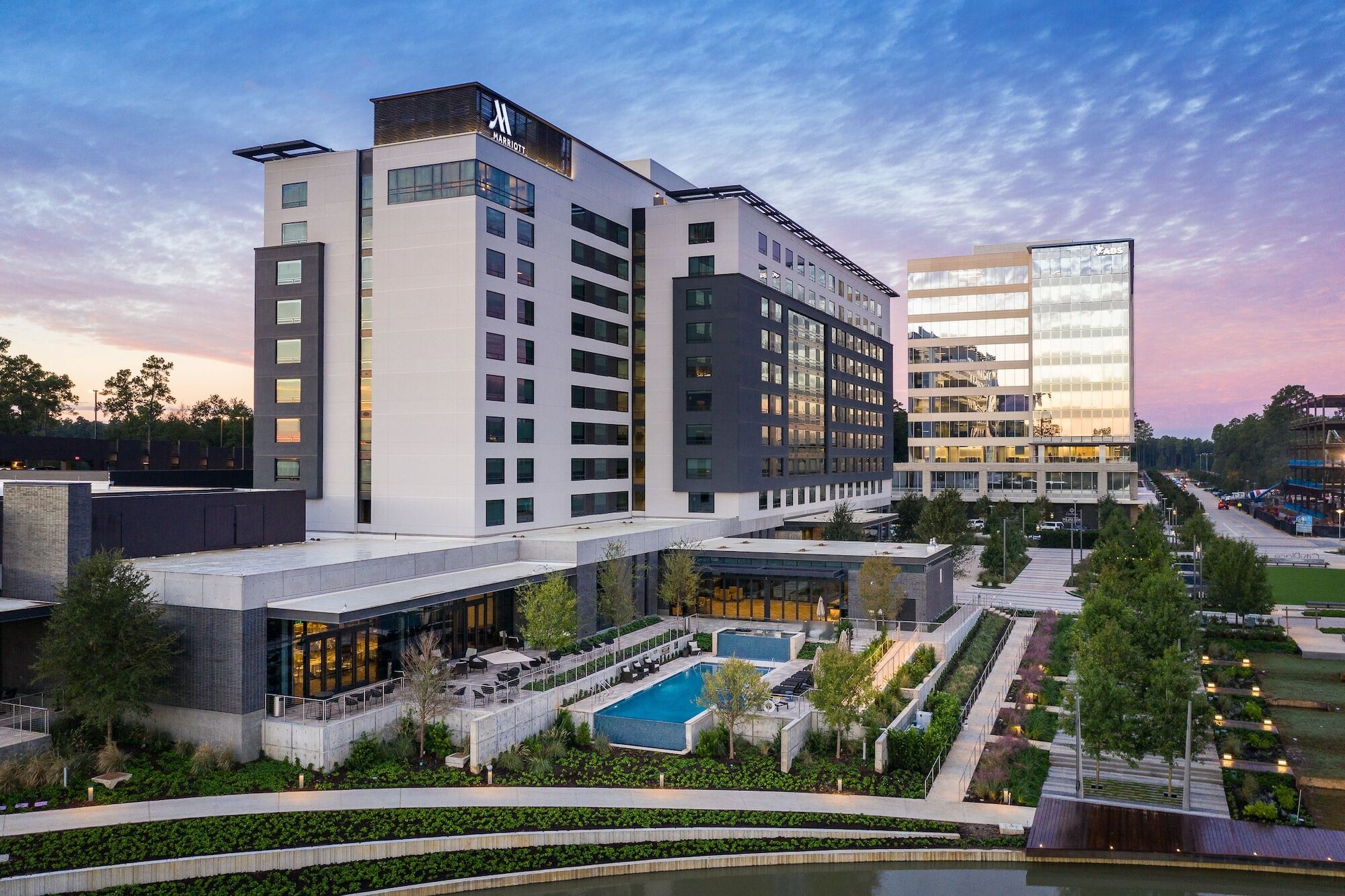 Houston Cityplace Marriott At Springwoods Village Dış mekan fotoğraf